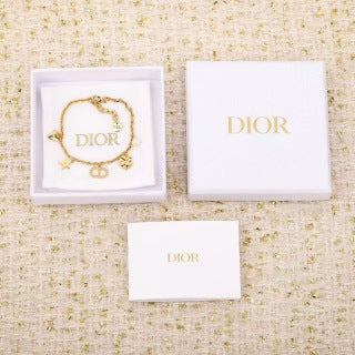 Dior Celestial Charm Pearl Chain Bracelet