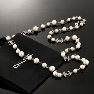 CHANEL Pearl Garden CC Statement Necklace