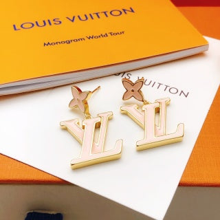 Louis Vuitton Blossom Initial Stud Earrings