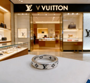Louis Vuitton Monogram Icon Band Ring