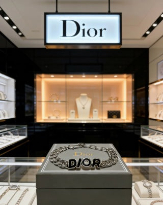 Dior Signature Oval Link Chain Bracelet