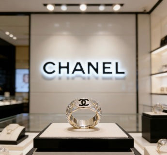CHANEL Celestial Curve CC Statement Ring
