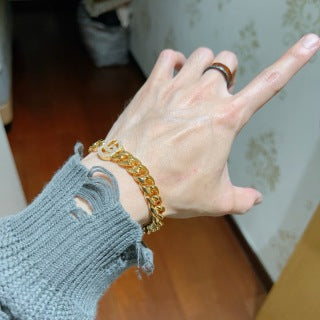 Gucci Interlocking G Chunky Chain Link Bracelet