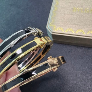 Bvlgari Classic Polished Bangle Bracelet – Elegant Luxury Jewelry