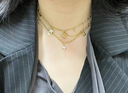 Louis Vuitton Golden Garden Charm Necklace