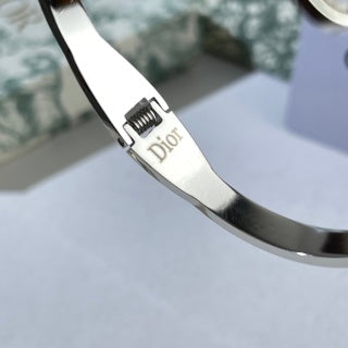 Dior Liora Crystal CD Oval Cuff Bracelet