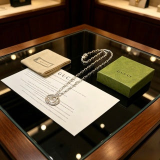 Gucci Interlocking G Layered Chain Necklace