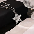 Chanel Crystal Star Pendant Necklace – Elegant Luxury Fashion Jewelry