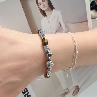 Chanel Natural Stone Signature CC Bracelet