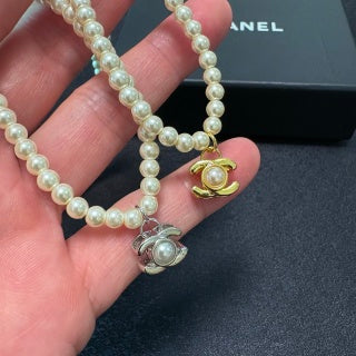 Chanel Petite Pearl Pendant Necklace