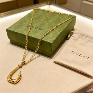 Gucci Hook Pendant Chain Necklace