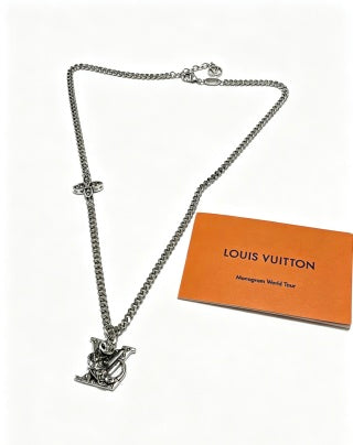 Louis Vuitton Monogram Heritage Emblem Necklace