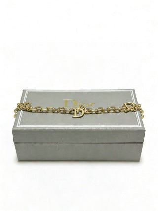 Dior Evelyne CD Link Chain Bracelet