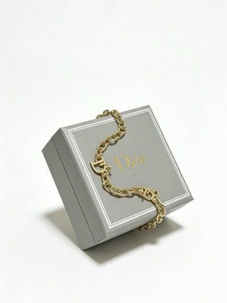Dior Evelyne CD Link Chain Bracelet