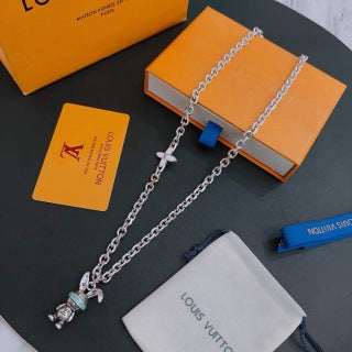 Louis Vuitton Twin Charm Signature Necklace