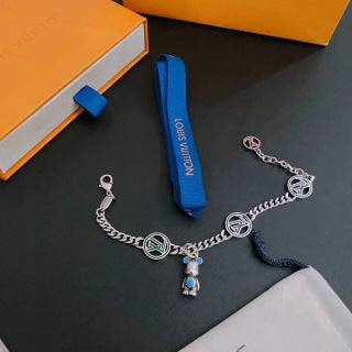 Louis Vuitton Emblem Charm Link Bracelet