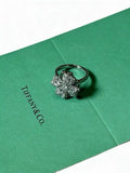 Tiffany Victoria Diamond Flower Ring in Platinum – Elegant Floral Luxury Jewelry