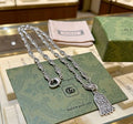 Gucci Interlocking G Padlock Charm Long Necklace