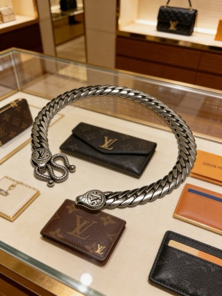 Louis Vuitton Serpent Twist Cuff Bracelet