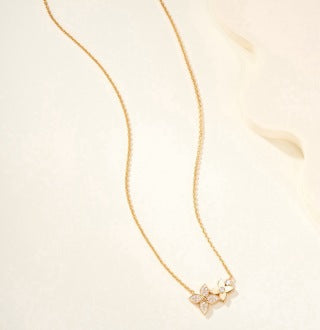 Louis Vuitton Blossom Duo Flower Necklace