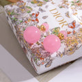 Dior Rose Pearl Orb Earrings