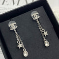 CHANEL Starlit Cascade CC Stud Earrings