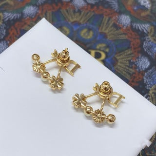 Dior Jardin Floral Pearl Earrings