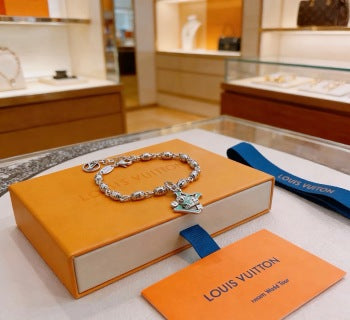Louis Vuitton Emerald Blossom Charm Chain Bracelet