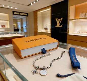 Louis Vuitton Star Monogram Link Chain Bracelet