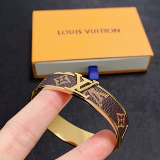 Louis Vuitton Monogram Shadow Cuff Bracelet