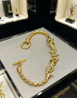 YSL Cassandre Éclat Chain Bracelet