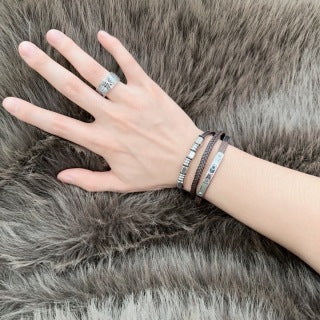 Louis Vuitton Monogram Braided Leather Multi-Layer Bracelet