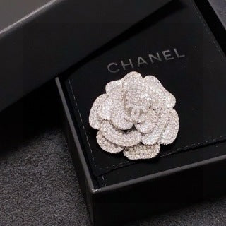 Chanel Elegant Camellia Flower Brooch