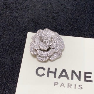 Chanel Elegant Camellia Flower Brooch