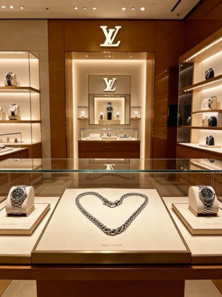 Louis Vuitton Interlock V Chain Necklace