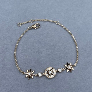 Dior Rose des Vents Celestial Star Chain Bracelet