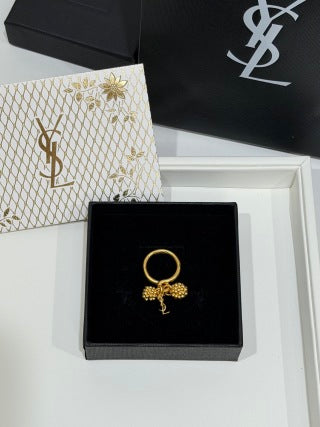 YSL Cassandre Charm Signet Ring
