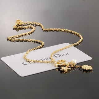 Dior Jardin Charm Pearl Necklace