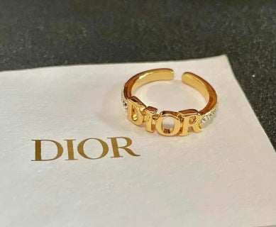 Dior Oblique Open Logo Ring