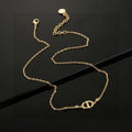 Dior Celestial Chain Logo Necklace