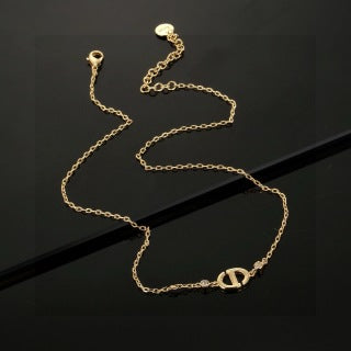 Dior Celestial Chain Logo Necklace
