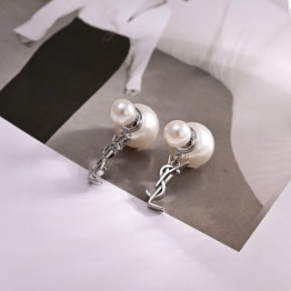YSL Perle Cassandre Pearl Drop Earrings