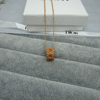 Dior La Rose Dior Medallion Pendant Necklace