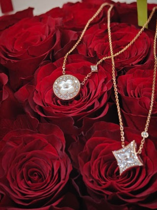 Louis Vuitton Pearl Bloom Medallion Layered Necklace
