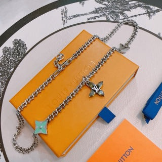 Louis Vuitton Garden Bloom Double Chain Charm Bracelet