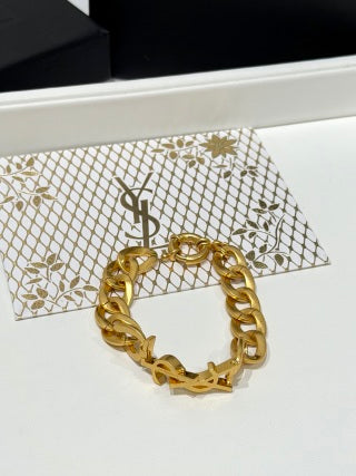 YSL Cassandre Chain Link Bracelet