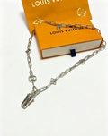 Louis Vuitton Monogram Geometric Charm Chain Necklace