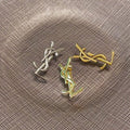 YSL Monogram Interlock Brooch