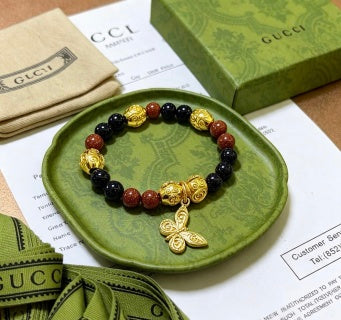 Gucci GG Heritage Bead Charm Bracelet