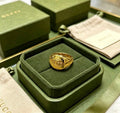 Gucci Interlocking G Engraved Dome Ring